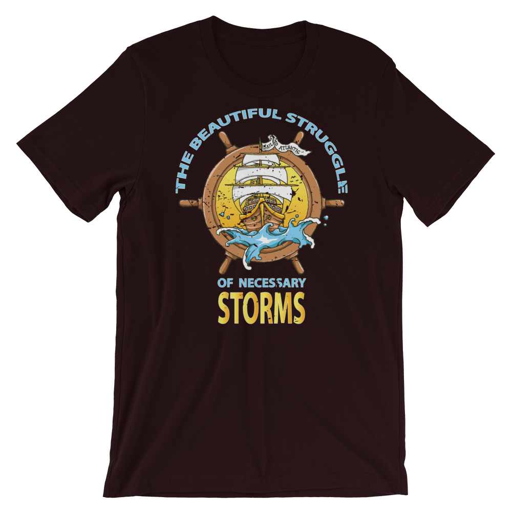 Necessary Storms - Dark - Short-Sleeve Unisex T-Shirt - I Wear The Words Of Life