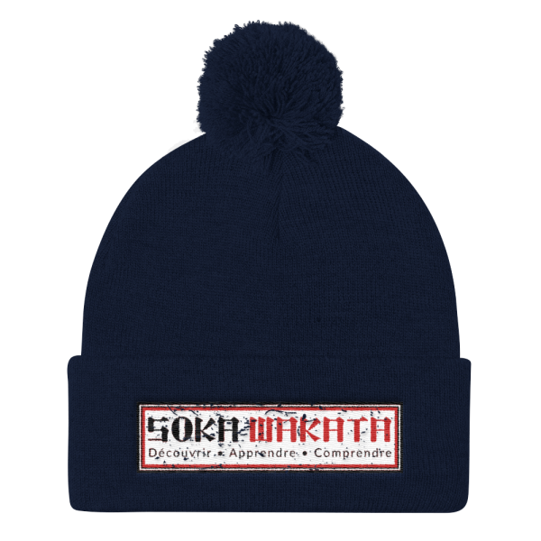 Soka Wakata - Motoed - Pom Pom Knit Cap - I Wear The Words Of Life