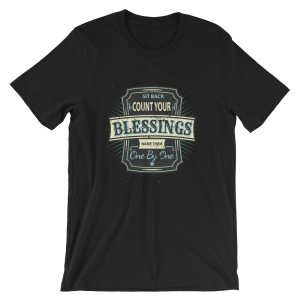 Count Your Blessings – Short-Sleeve Unisex T-Shirt