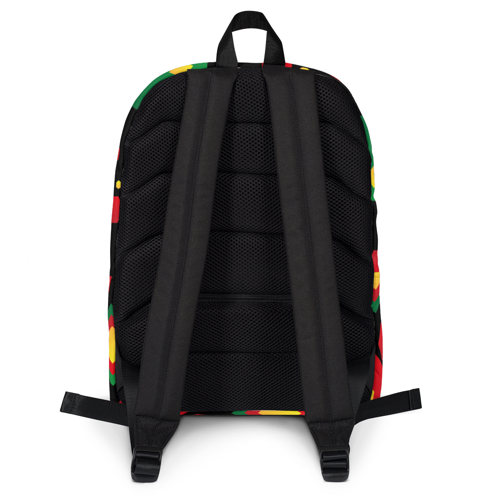 Geometric Pattern – Dark and Colored – Backpack