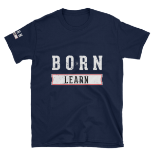 Born To Learn – Dark – Short-Sleeve Unisex T-Shirt