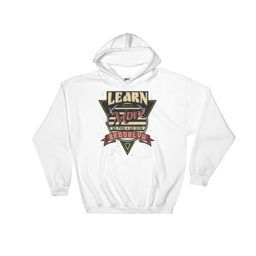 Learn More – UniSex Hooded Sweatshirt