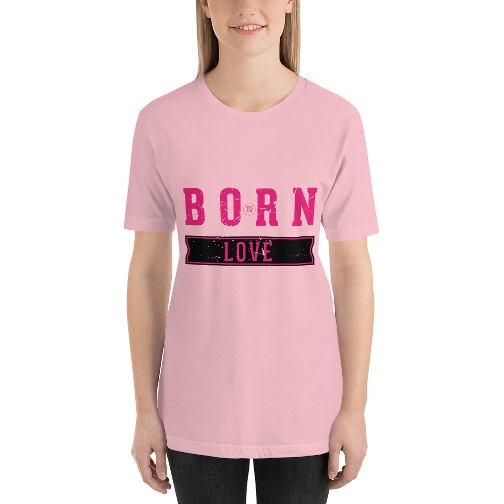 Born To Love – Light – Short-Sleeve Unisex T-Shirt