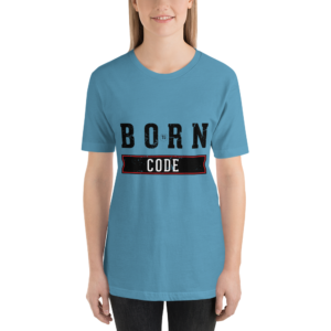 Born To Code – Light – Short-Sleeve Unisex T-Shirt