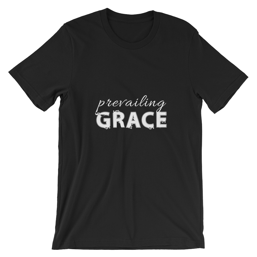 Prevailing Grace – Colored & White – Short-Sleeve Unisex T-Shirt